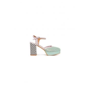 Sandale dama  305140401 - Piele naturala - Verde