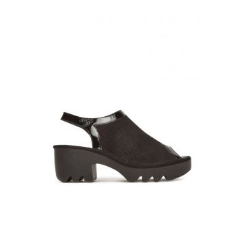 Sandale dama  305140838 - Piele naturala - Negru - Negru