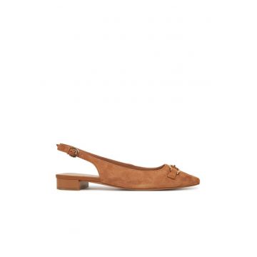 Sandale dama - D55YUE-00021 -  Piele naturala - Maro