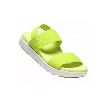 Sandale dama  model Elle Backstrap - constructie ultrausoara - talpa din spuma EVA - galben - plastic
