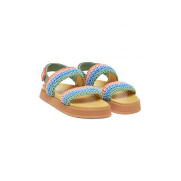 Sandale dama -  multicolor - material textil -