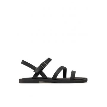 Sandale dama Piele naturala - Negru Sandale dama Piele naturala - Negru
