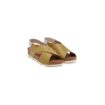 Sandale dama - W9E-0912 -  Piele naturala - Verde
