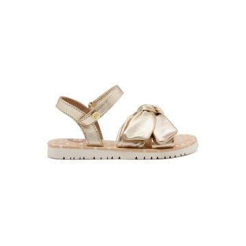 Sandale din piele cu inchidere velcro Wareham - Auriu