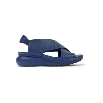 Sandale din piele cu talpa wedge Balloon