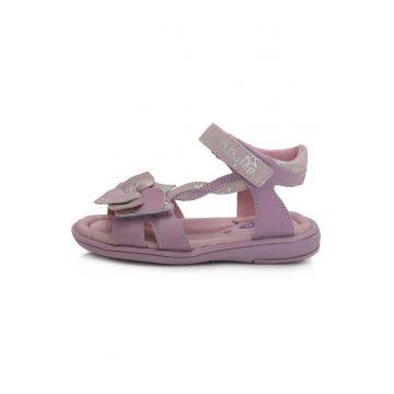 Sandale din Piele Fete -  Model Floare - cu Scai - K03-971A