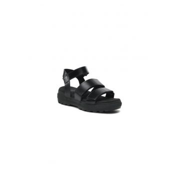 Sandale fete  300111222 - Piele naturala - 34.5 EU - Negru