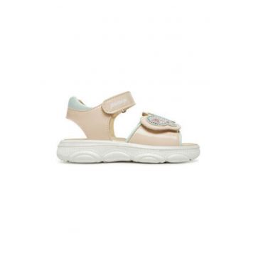 Sandale fete - 7872122 -  Piele naturala - Bej