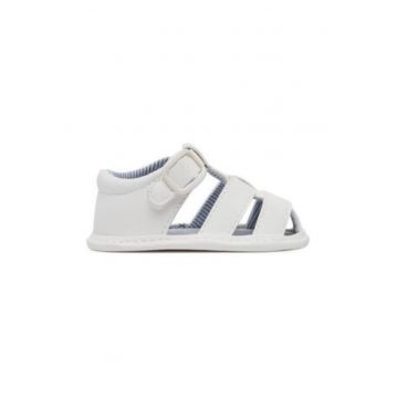 Sandale fete - 9897 -  Piele ecologica - Alb - Alb