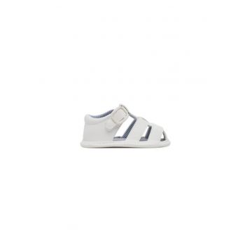 Sandale fete - 9897 -  Piele ecologica - Alb