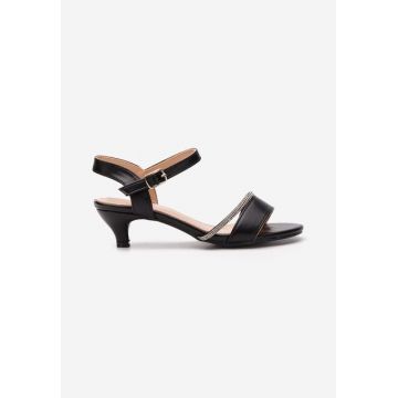 Sandale fete Sassy negre