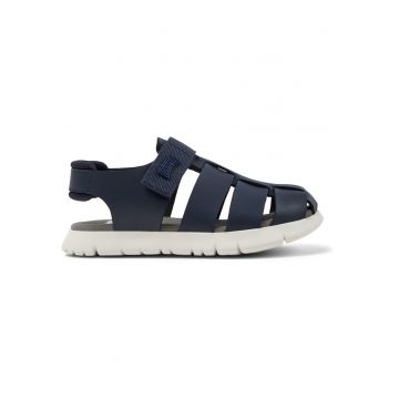 Sandale fisherman de piele cu velcro
