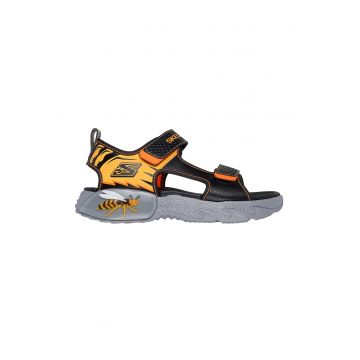 Sandale flatform cu velcro