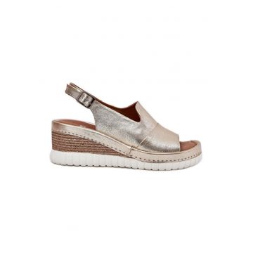 Sandale pentru femei - BM224862 - De aur Sandale pentru femei - BM224862 - De aur