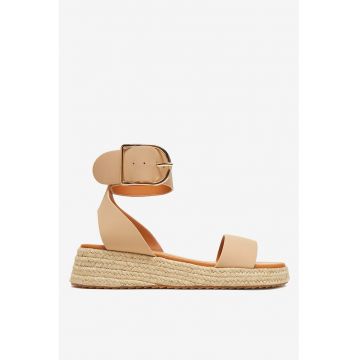 Sandale  Sintetic - Bej - Sandale  Sintetic - Bej -