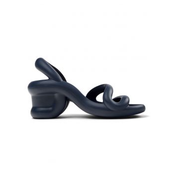 Sandale slingback cu toc masiv Kobarah