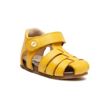 Sandale copii -  208158770 - Piele naturala - Galben - Galben