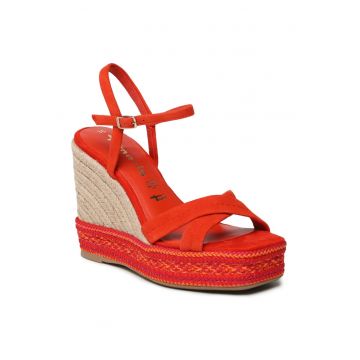 Sandale dama -  302245987 - Piele naturala - Rosu Sandale dama -  302245987 - Piele naturala - Rosu