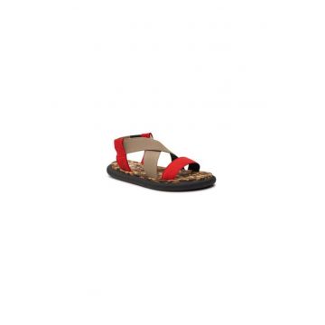 Sandale dama  303682866 - Piele naturala - Rosu