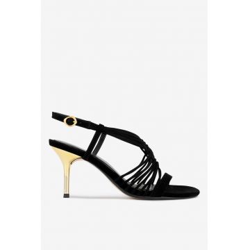 Sandale dama  5903419934902 - Piele intoarsa - Negru Sandale dama  5903419934902 - Piele intoarsa - Negru