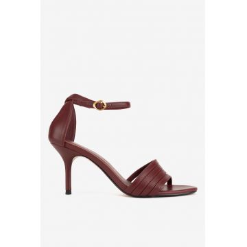 Sandale dama  5903419938115 - Piele naturala - Rosu Sandale dama  5903419938115 - Piele naturala - Rosu