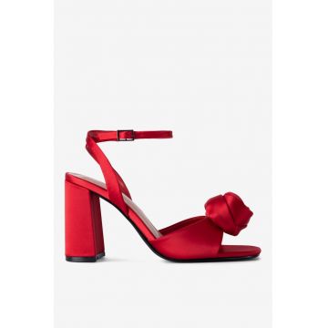 Sandale dama  5903698582948 - Textil - Rosu Sandale dama  5903698582948 - Textil - Rosu
