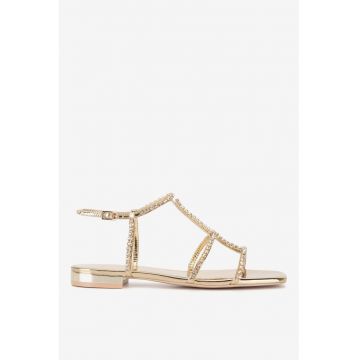 Sandale dama  5905588373896 - Piele naturala - 41 EU - Auriu Sandale dama  5905588373896 - Piele naturala - 41 EU - Auriu