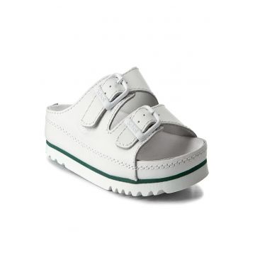 Sandale dama -  Air Bag - piele naturala - alb Sandale dama -  Air Bag - piele naturala - alb