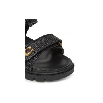 Sandale dama - CAR55 -  Sintetic - Negru Sandale dama - CAR55 -  Sintetic - Negru