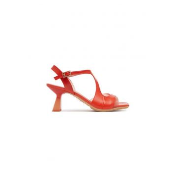 Sandale dama - HV253913 -  Piele naturala - Rosu Sandale dama - HV253913 -  Piele naturala - Rosu