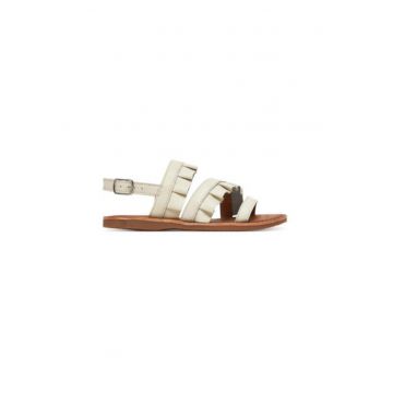 Sandale dama - J55BSB-00085 -  Piele naturala - 35 EU - Alb Sandale dama - J55BSB-00085 -  Piele naturala - 35 EU - Alb