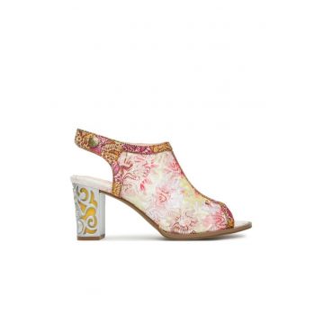 Sandale dama - LEDAO 20 -  Piele naturala - Multicolor - Multicolor