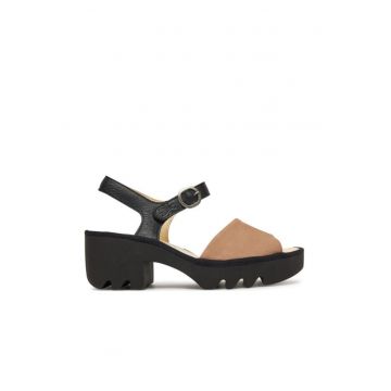 Sandale dama - TULL503FLY -  Piele naturala - Bej