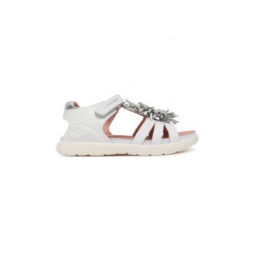 Sandale fete - 252242 -  Piele ecologica - Alb - Alb