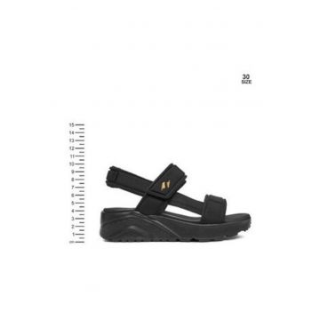 Sandale fete - 310372L -  Textil - Negru - Negru