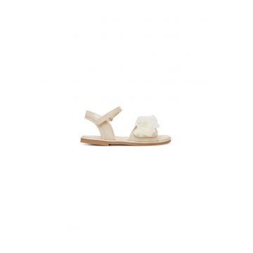 Sandale fete - 45629 -  Piele ecologica - Bej Sandale fete - 45629 -  Piele ecologica - Bej