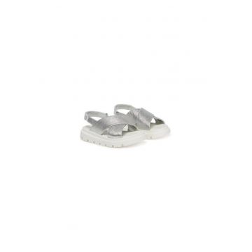 Sandale fete - 7938711 -  Piele naturala - 34 EU - Argintiu Sandale fete - 7938711 -  Piele naturala - 34 EU - Argintiu