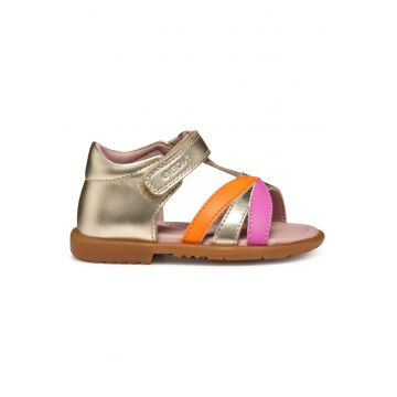 Sandale fete - B5521A-044BC -  Piele naturala - Auriu