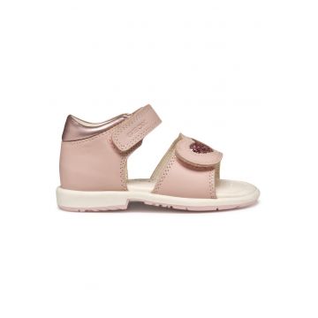 Sandale fete - B5521B-085NF -  Piele naturala - Roz