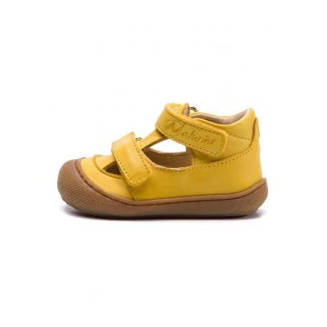Sandale fete -  PUFFY - Naturino - Piele naturala - Galben - Galben