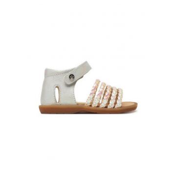 Sandale fete -  RUBINO - Naturino - Piele naturala - Alb - Alb
