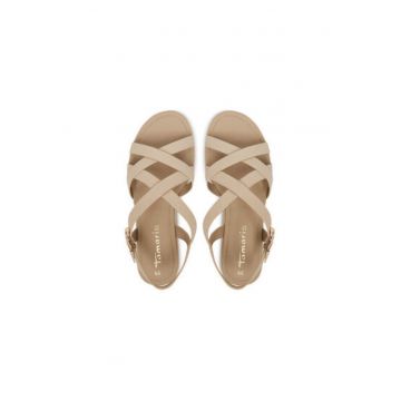 Sandale dama - 1-28111-44 -  Piele ecologica - Ecru Sandale dama - 1-28111-44 -  Piele ecologica - Ecru