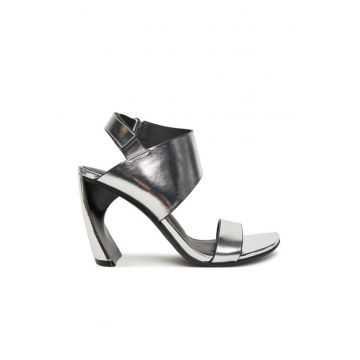 Sandale dama - 1092814116 -  Piele naturala - Argintiu