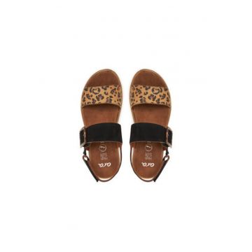Sandale dama - 12-21003-17 -  Piele naturala - 36 EU - Maro/Negru