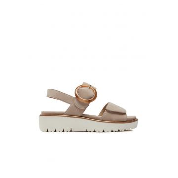 Sandale dama - 12-33505-08 -  Piele naturala - Bej