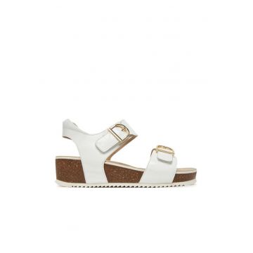 Sandale dama - 12-38510-04 -  Piele naturala - Alb