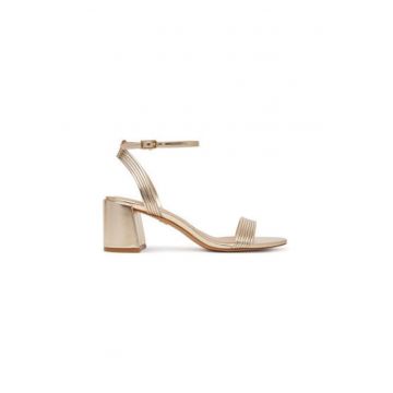 Sandale dama  13813762 - Piele ecologica - Auriu Sandale dama  13813762 - Piele ecologica - Auriu