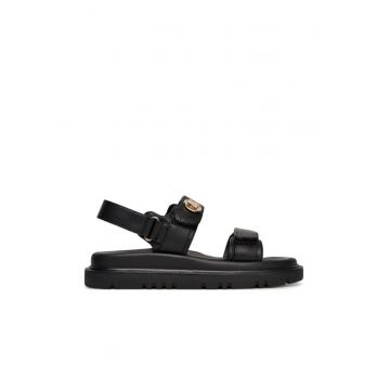 Sandale dama  13836282 - Piele ecologica - Negru - Negru