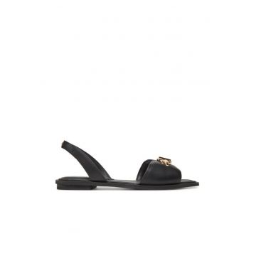 Sandale dama - 13966654 -  Piele ecologica - Negru