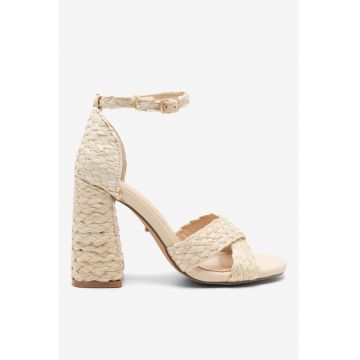 Sandale dama  5904862697383 - Textil - Bej Sandale dama  5904862697383 - Textil - Bej